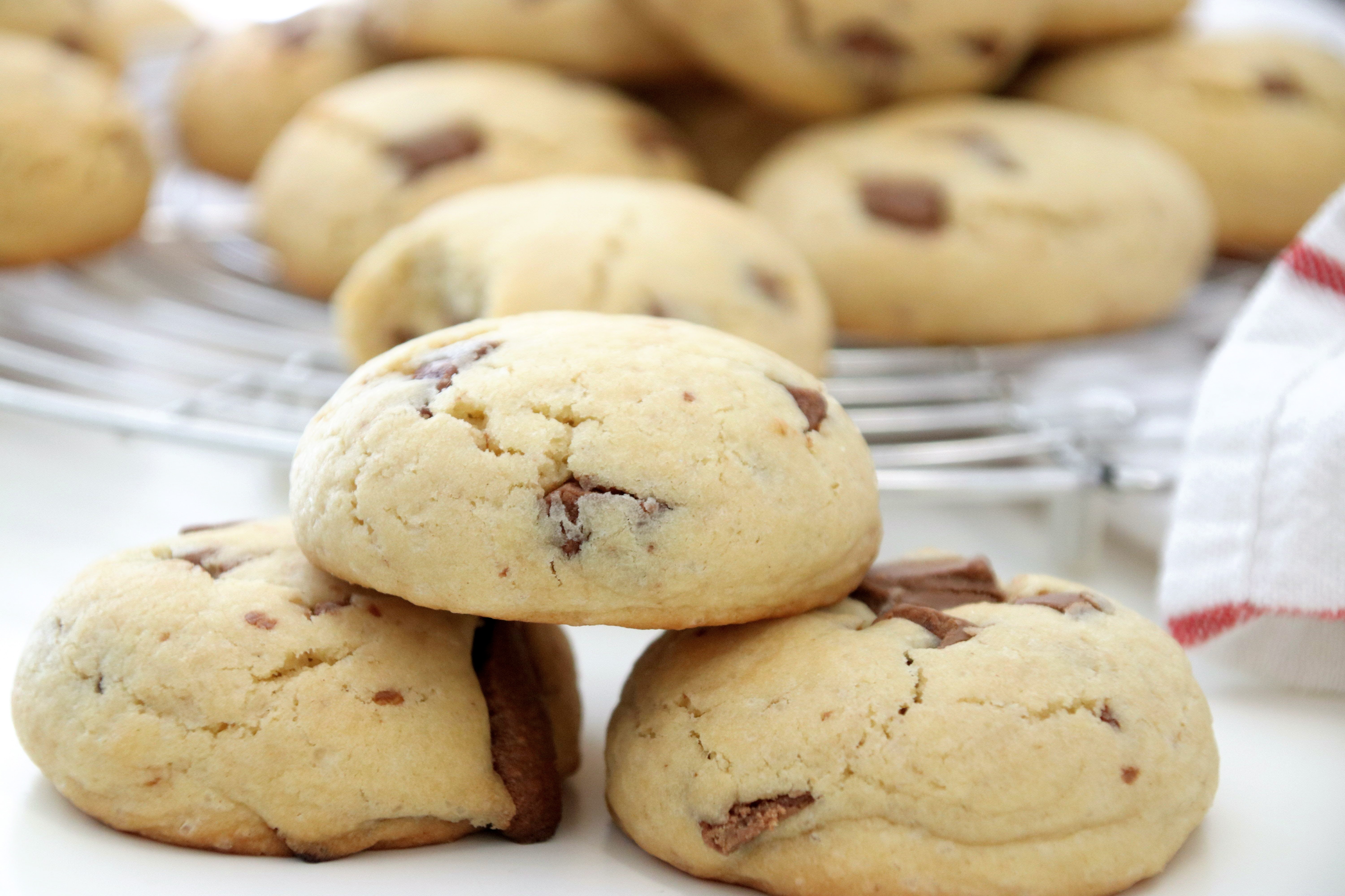 Chocolate chip cookies (kruche)